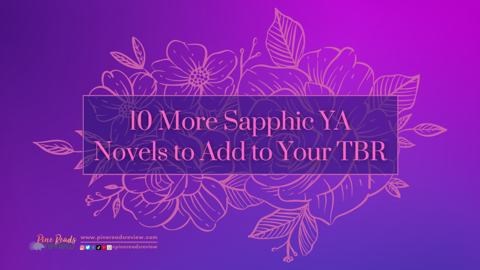 10 More Sapphic YA Novels to Add to Your TBR Pine Reads Review